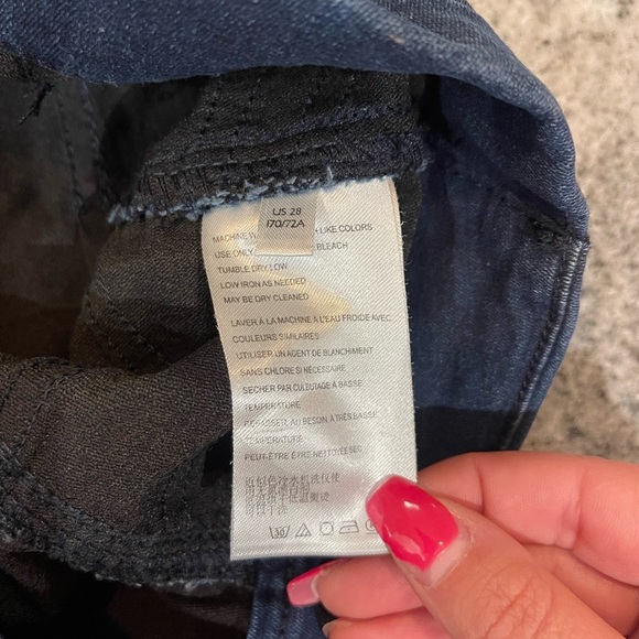 We The Free Dark Blue High Rise Women's Jeans - Picture 3 of 4